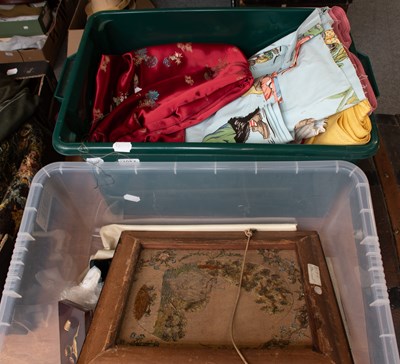 Lot 1017 - Assorted Textiles and Other Items comprising...