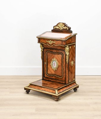 Lot 396 - A French Louis XV-Style Rosewood, Tulipwood...