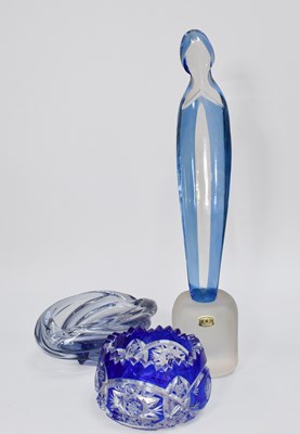 Lot 310 - A Val St Lambert Glass Sculpture of the...