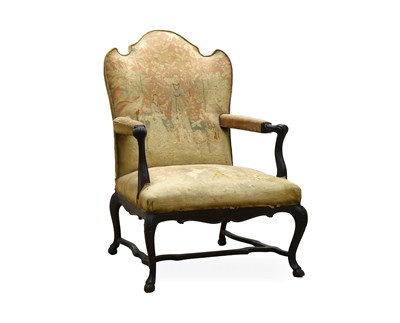 Lot 490 - A George I-Style Library Armchair, 19th...