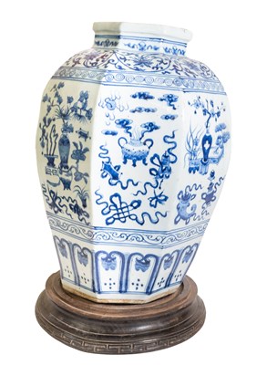 Lot 36 - A Chinese Porcelain Jar, in 18th century style,...