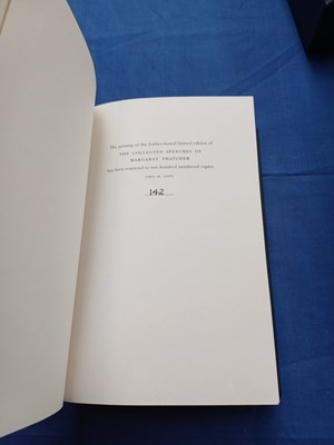 Lot 9 - Thatcher (Margaret). The Collected Speeches of...
