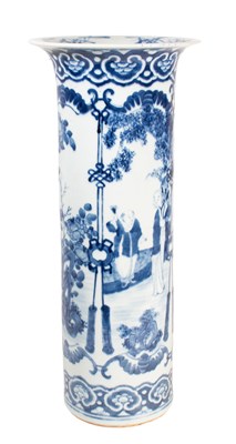 Lot 37 - A Chinese Porcelain Sleeve Vase, 19th century,...