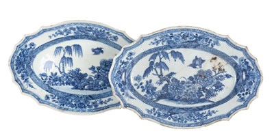 Lot 23 - A Pair of Chinese Porcelain Dishes, Qianlong,...