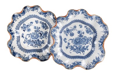 Lot 25 - A Pair of Chinese Porcelain Leaf-Shaped Dishes,...