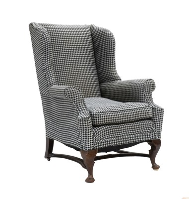 Lot 502 - A George III-Style Wing-Back Armchair,...
