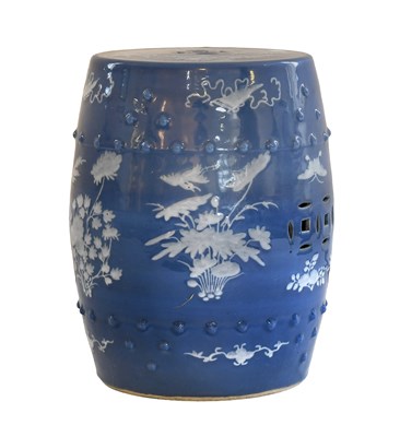 Lot 41 - A Chinese Porcelain Garden Seat, 19th century,...