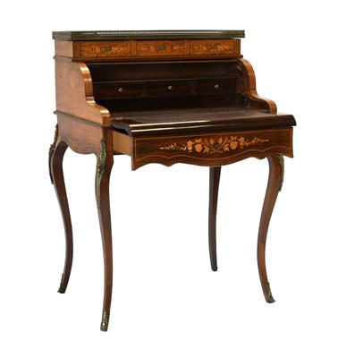 Lot 551 - A French Rosewood and Marquetry-Inlaid Bonheur...