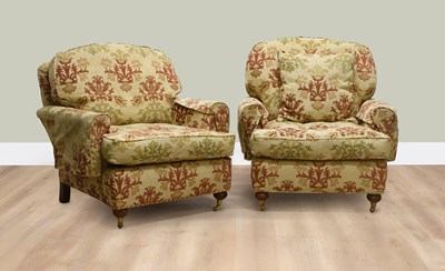 Lot 606 - A Pair of Duresta Upholstered Chairs, modern,...