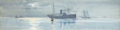 Lot 406 - Frank Watson Wood (1862-1953) ''Ships That...