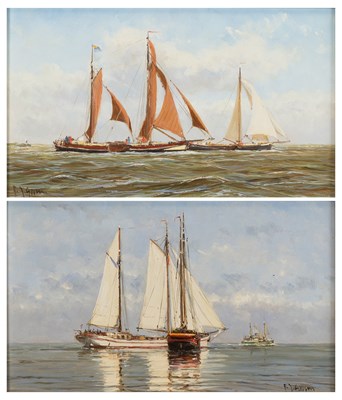 Lot 415 - Frits Johan Goosen (b.1943) Dutch Sailboats in...