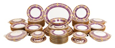 Lot 88 - A Royal Worcester Porcelain Dinner Service,...