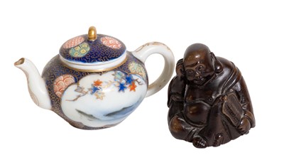 Lot 4 - An Imari Porcelain Miniature Teapot,...