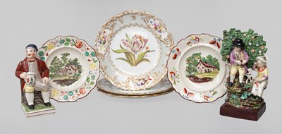 Lot 291 - A Staffordshire Pearlware Figure Group, circa...