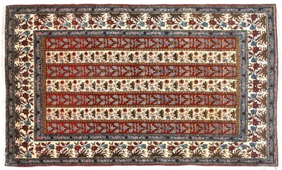 Lot 220 - Ghom Rug Central Iran, Circa 1950 The field...