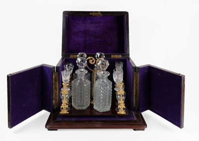 Lot 140 - A Victorian Rosewood Liqueur Set, late 19th...