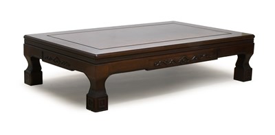 Lot 105 - A Chinese Hardwood Kang-Style Table, 20th...