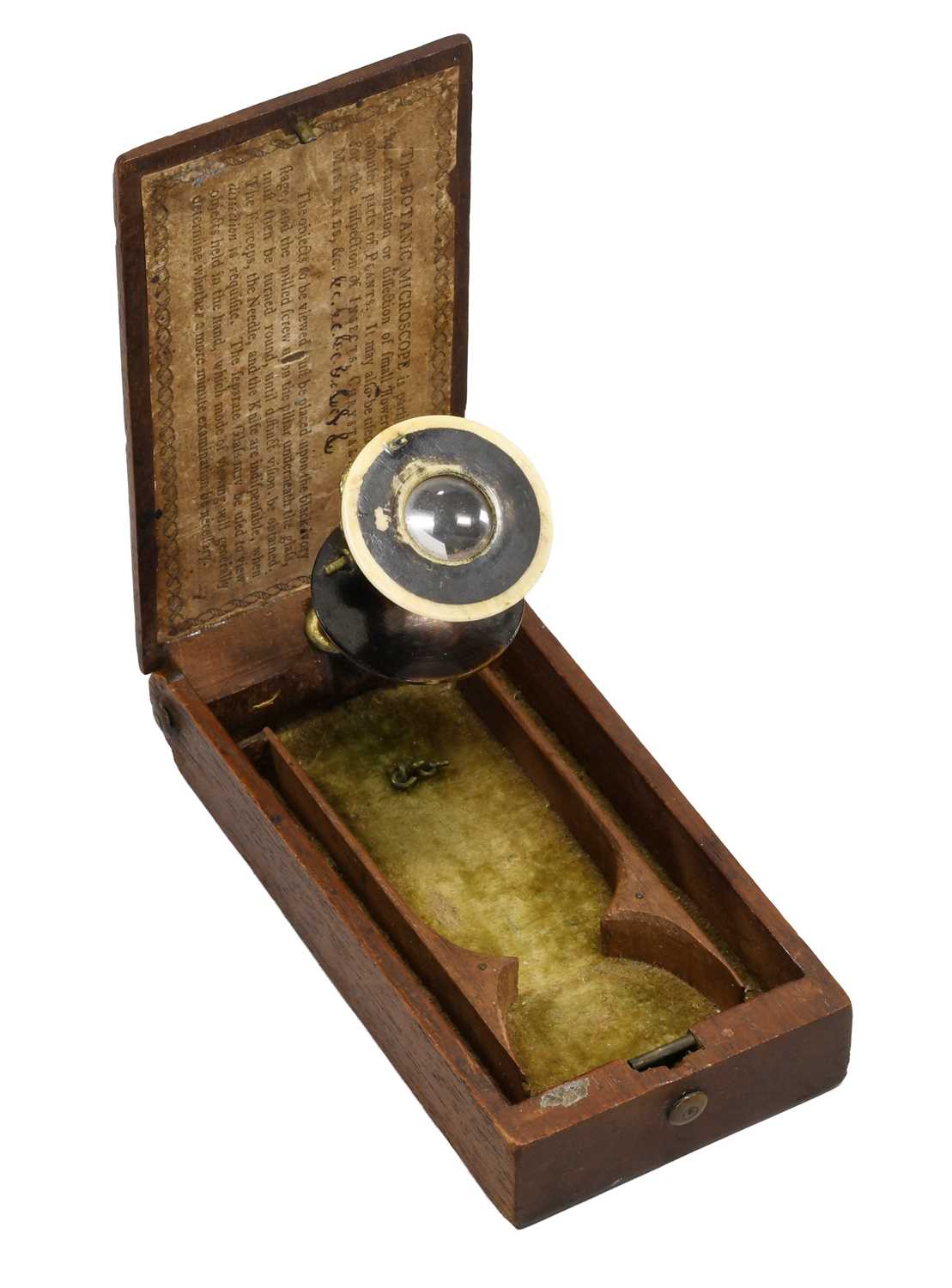 Lot 3129 - Withering Folding Botanic Microscope
