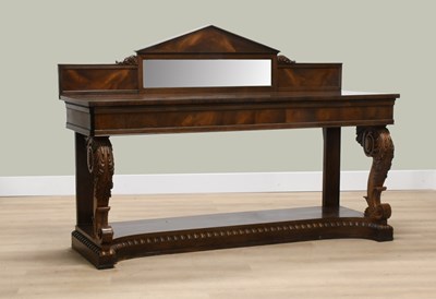 Lot 517 - A George IV Carved Rosewood Serving Table, in...