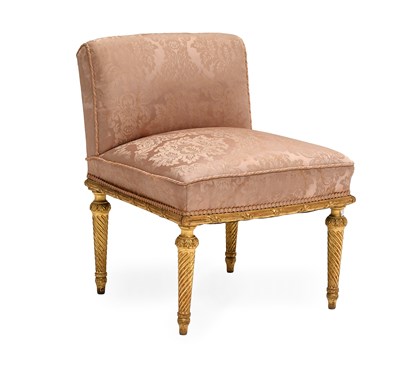 Lot 501 - A 19th Century Giltwood Nursing Chair,...