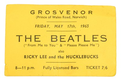 Lot 3183 - Beatles 1963 Signed Concert Ticket