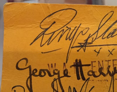 Lot 3183 - Beatles 1963 Signed Concert Ticket