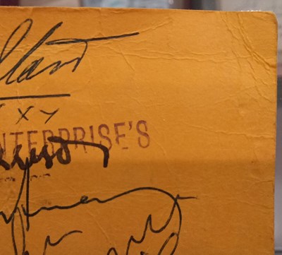 Lot 3183 - Beatles 1963 Signed Concert Ticket