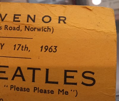 Lot 3183 - Beatles 1963 Signed Concert Ticket