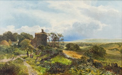 Lot 361 - James Peel (1811-1906) Extensive landscape...