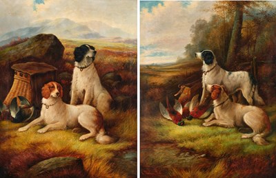 Lot 1047 - Robert Cleminson (fl.1864-1903) Setters on the...