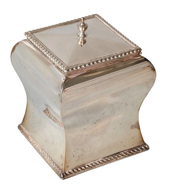 Lot 38 - An Edward VII Silver Tea-Caddy, by William...