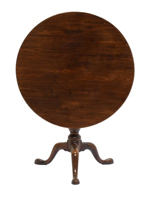 Lot 500 - A George III Mahogany Circular Tripod Table,...