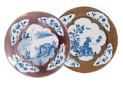 Lot 1248 - An English Delft Plate, London or Bristol,...