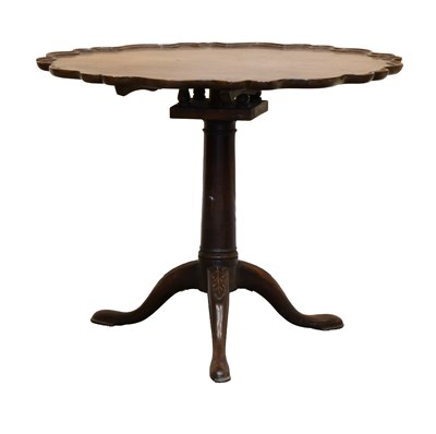 Lot 496 - A George III Carved Mahogany Supper Table,...