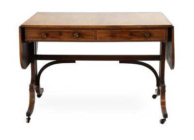 Lot 509 - A Regency Mahogany and Rosewood-Crossbanded...