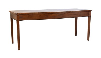 Lot 475 - A George III Mahogany Serving Table, late 18th...