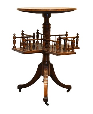 Lot 583 - A Victorian Rosewood, Satinwood-Banded and...