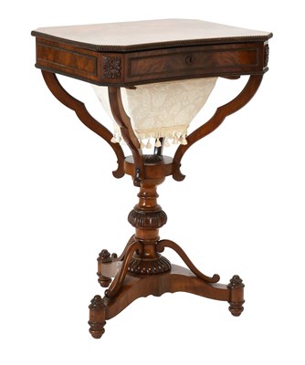 Lot 571 - A Victorian Mahogany Work Table, mid 19th...