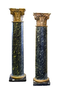 Lot 546 - A Pair of 20th Century Plaster Parcel Gilt and...