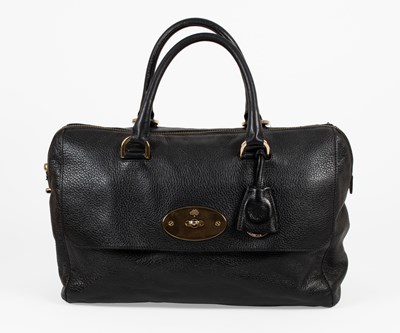 Lot 1050 - A Mulberry Black Leather Del Ray Handbag, with...