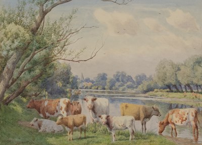 Lot 344 - William Sidney Cooper (1854-1927) "On the...
