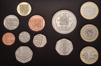 Lot 345 - 2009 UK Executive Proof Set, 12 coins from...