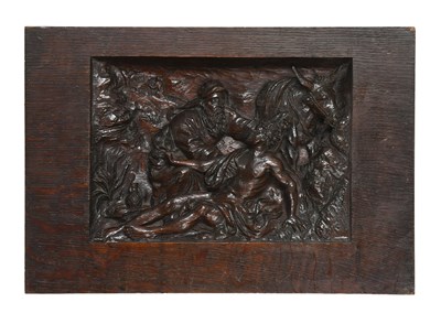 Lot 440 - A 19th Century Relief Carved Panel, depicting...
