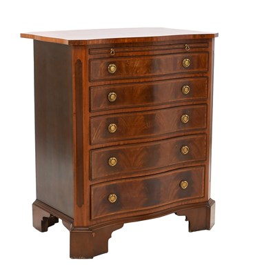 Lot 537 - George III Style Mahogany and Satinwood...