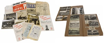 Lot 3029 - York City 1954/55 FA Cup Run Memorabilia