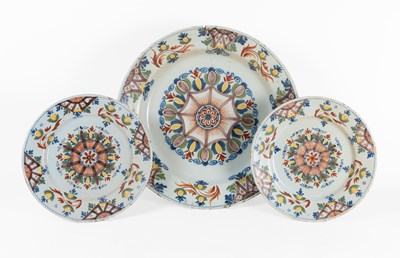 Lot 35 - A London Delft "Ann Gomm" Type Charger,...