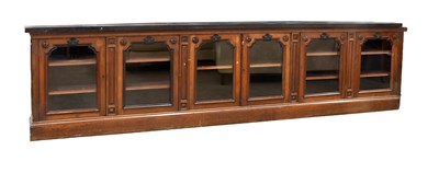 Lot 569 - A Victorian Mahogany Dwarf Bookcase, the...