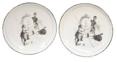 Lot 57 - A Pair of Napoleonic Commemorative Pearlware...