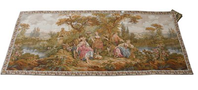 Lot 1292 - Machine Made Tapestry, depicting figures in a...