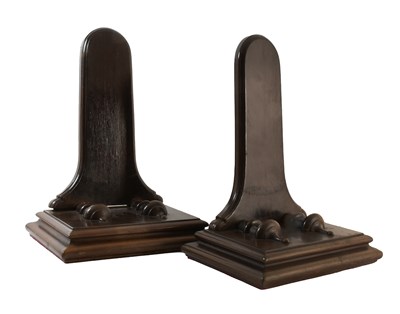 Lot 574 - A Pair of Victorian Stained Mahogany Plate or...